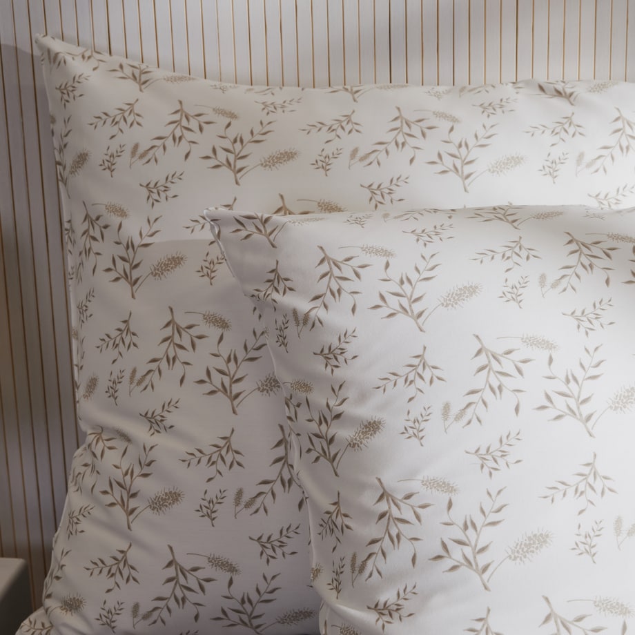 Pościel z bawełny satynowej Felicija 200x220 cm z motywem roślinnym