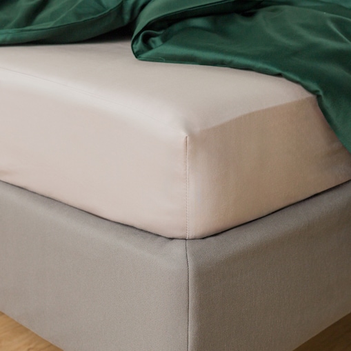 Prześcieradło z Bawełny Satynowej z gumką Satinette 160x200 cm