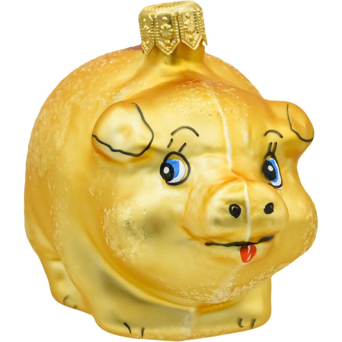 Bombka choinkowa: Złota Świnka