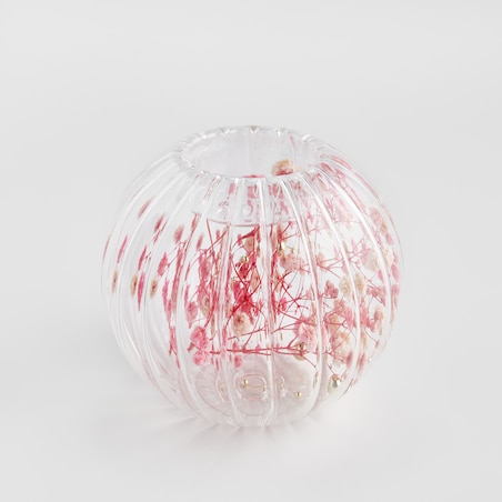 Świecznik Flonna z motywem roślinnym