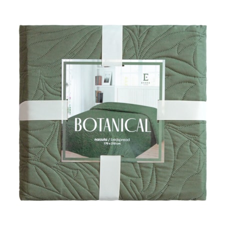 Jednokolorowa narzuta na łóżko Botanical 170x210 cm