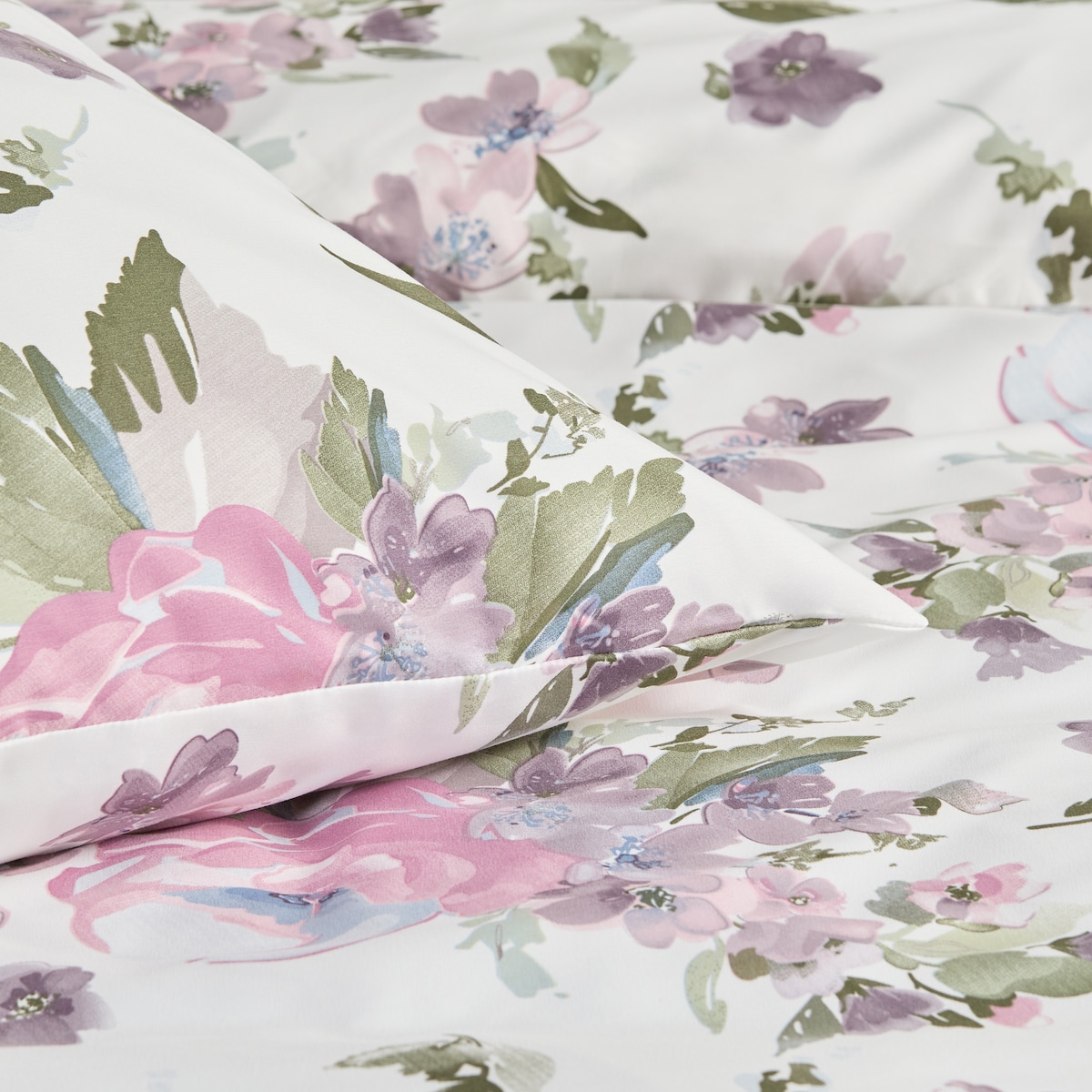 Pościel Z Mikrofibry Dosogwan 160x200 cm z motywem kwiatowym