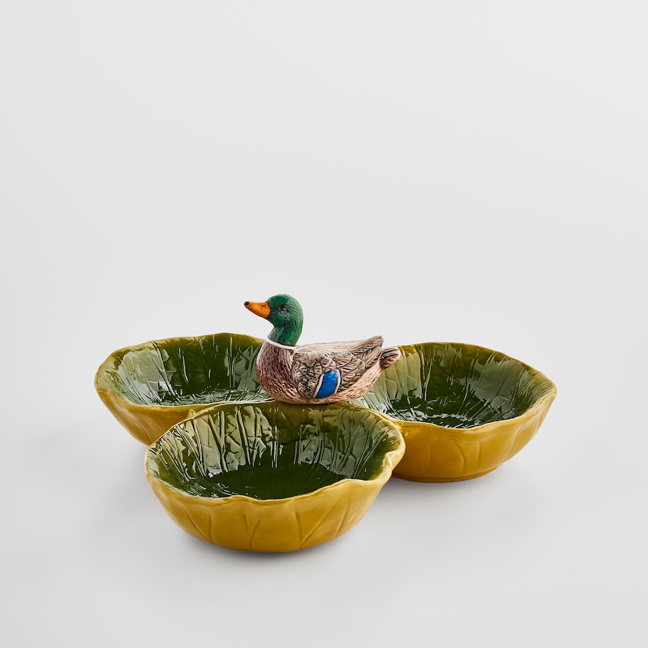Patera Duck triple z motywem zwierzęcym