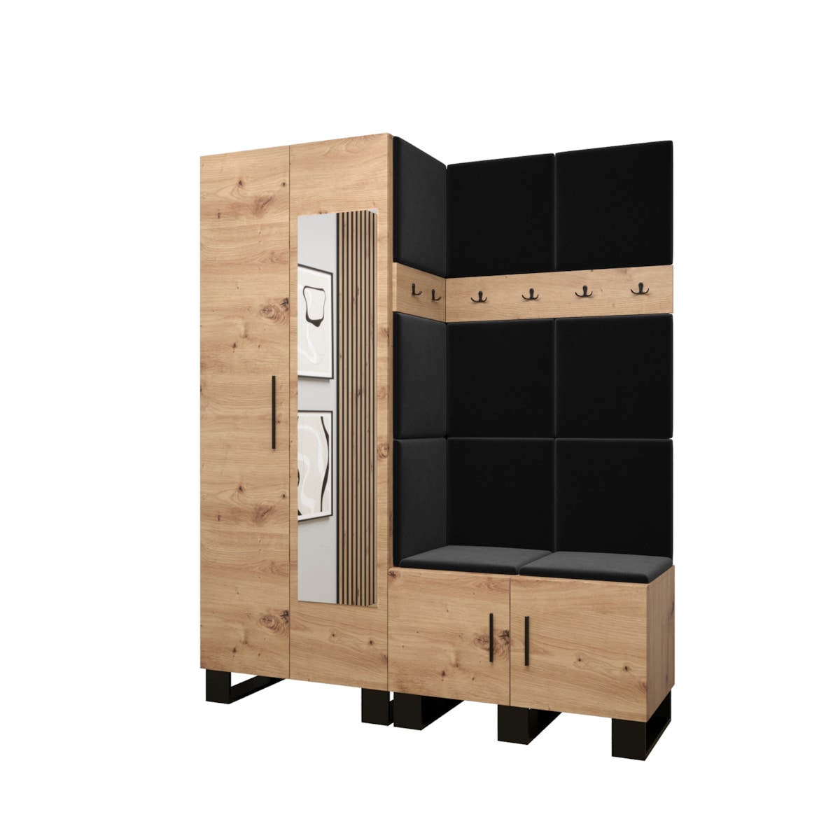 Garderoba do przedpokoju Abiks ARTIN 14 artisan+manila18