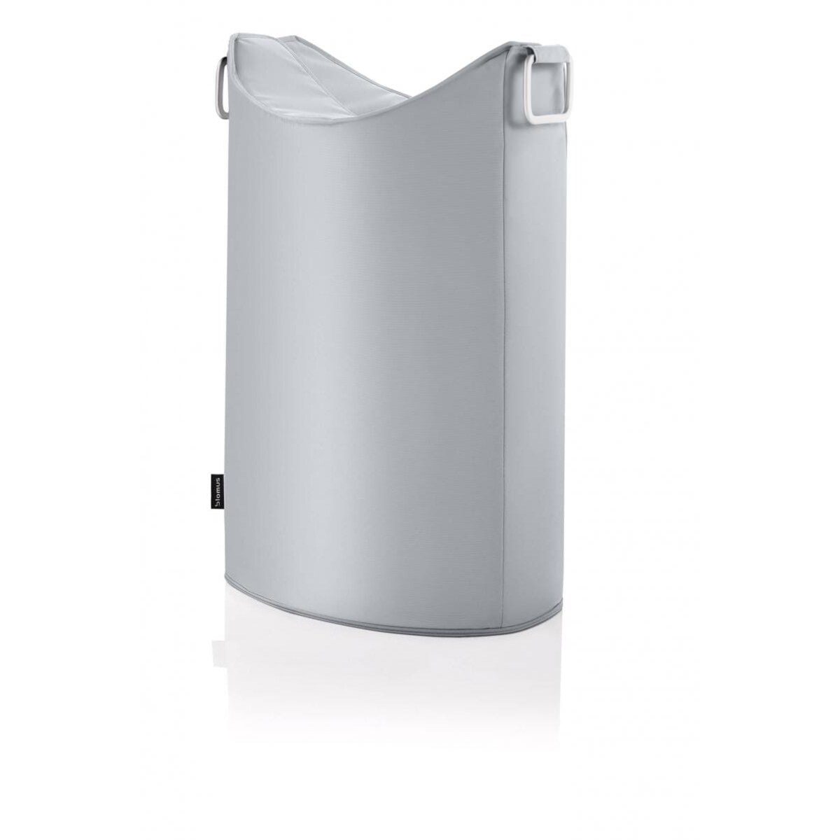 Kosz na pranie FRISCO silver/grey - włókno syntetyczne, 65 l