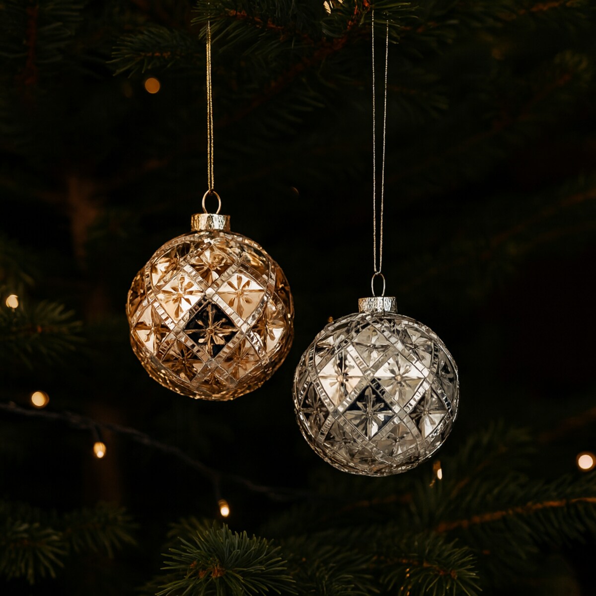 Bombka szklana Floretta