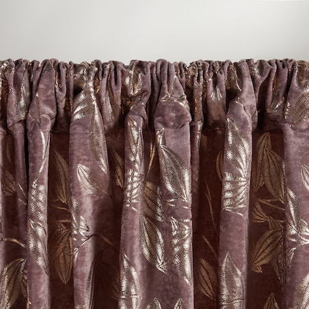 Zasłona Blomstela 140x250 cm z motywem roślinnym