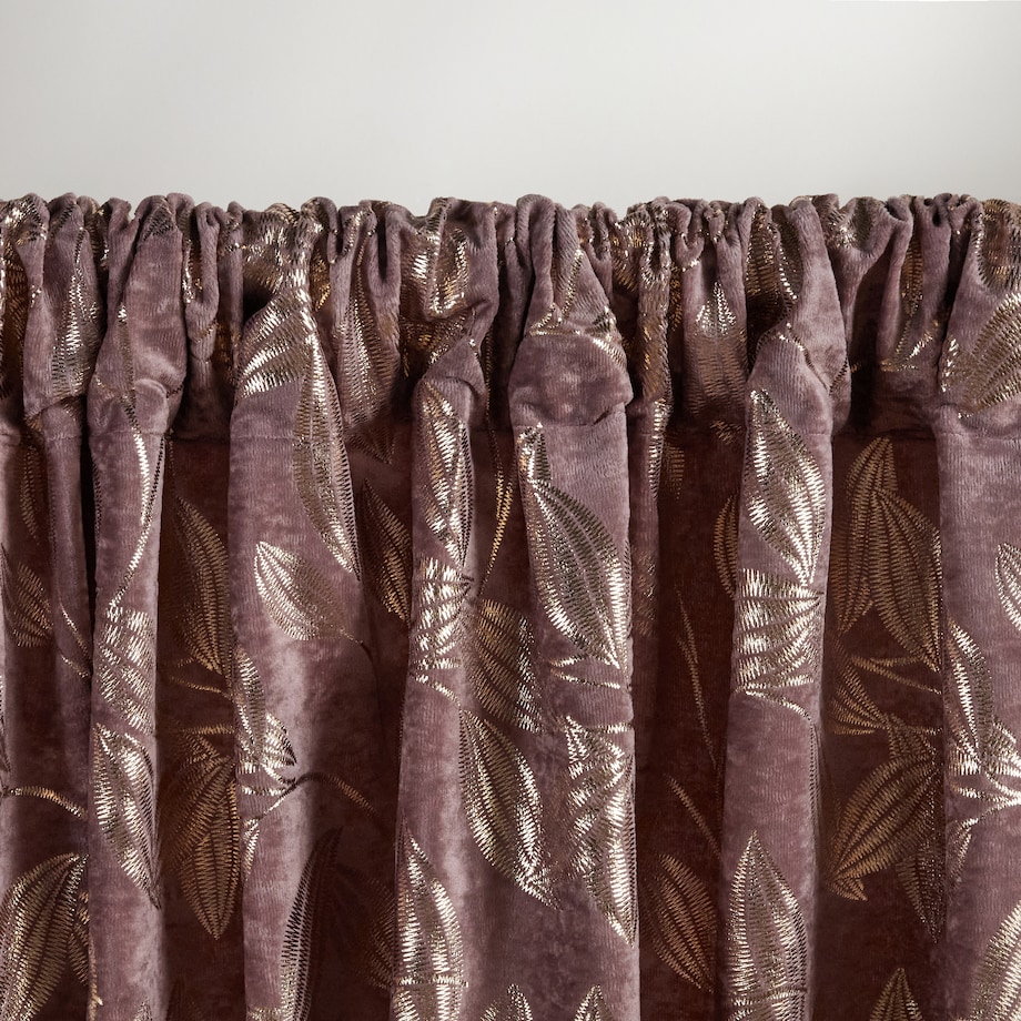 Zasłona Blomstela 140x250 cm z motywem roślinnym