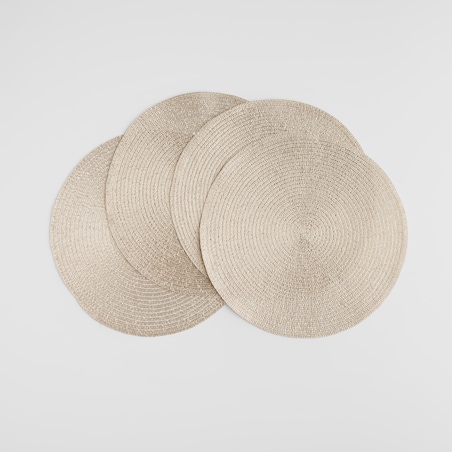 Zestaw 4 Podkładek Dekoracyjnych Glitter