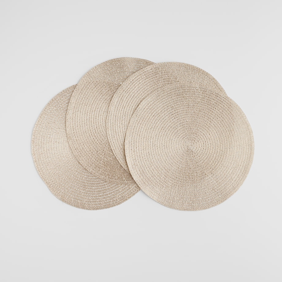 Zestaw 4 Podkładek Dekoracyjnych Glitter