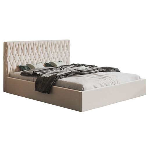 Łóżko tapicerowane OLDO 3 jednoosobowe z pojemnikiem