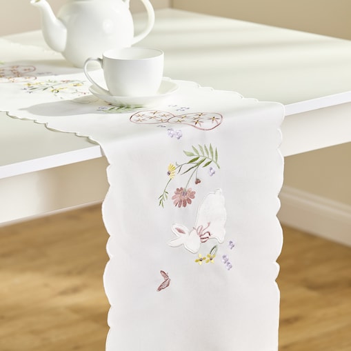 Bieżnik Haftowany Lapique 35x174 cm z motywem jajka