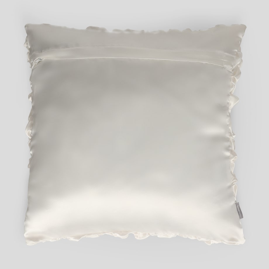 Poszewka satynowa drapowana Glamo 45x45 cm