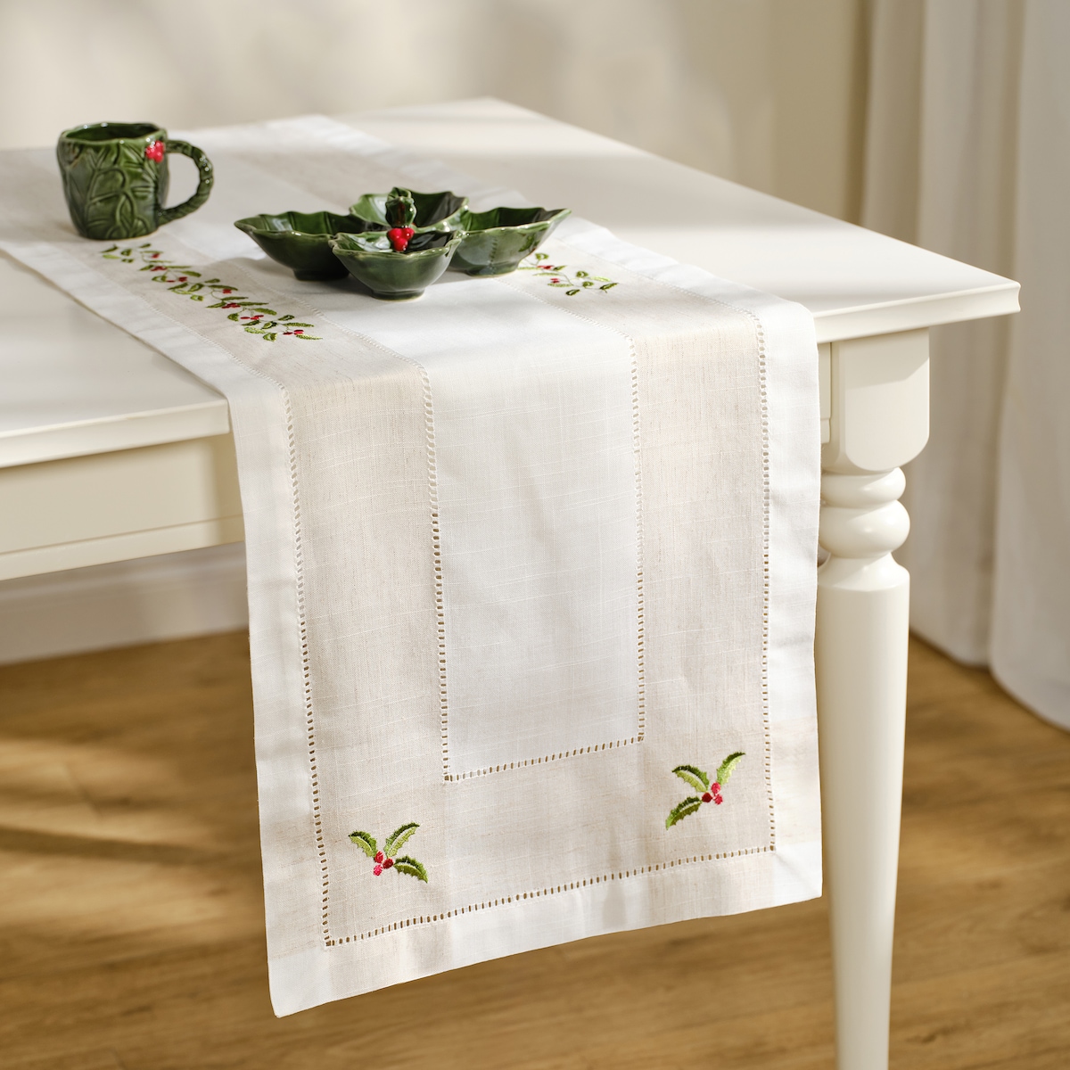Bieżnik Haftowany Hollys 40x140 cm