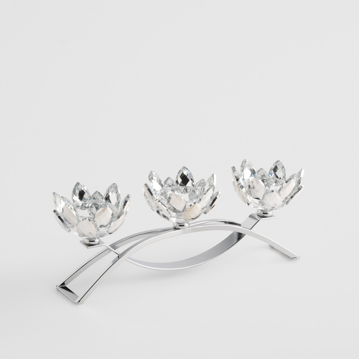 Świecznik potrójny Cristal shine small trio