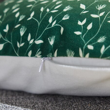 Poszewka Welwetowa Floralys 40x40 cm