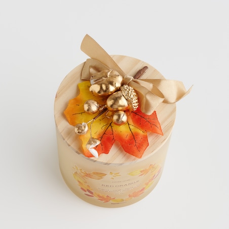 Świeca Zapachowa Listio z motywem liściastym