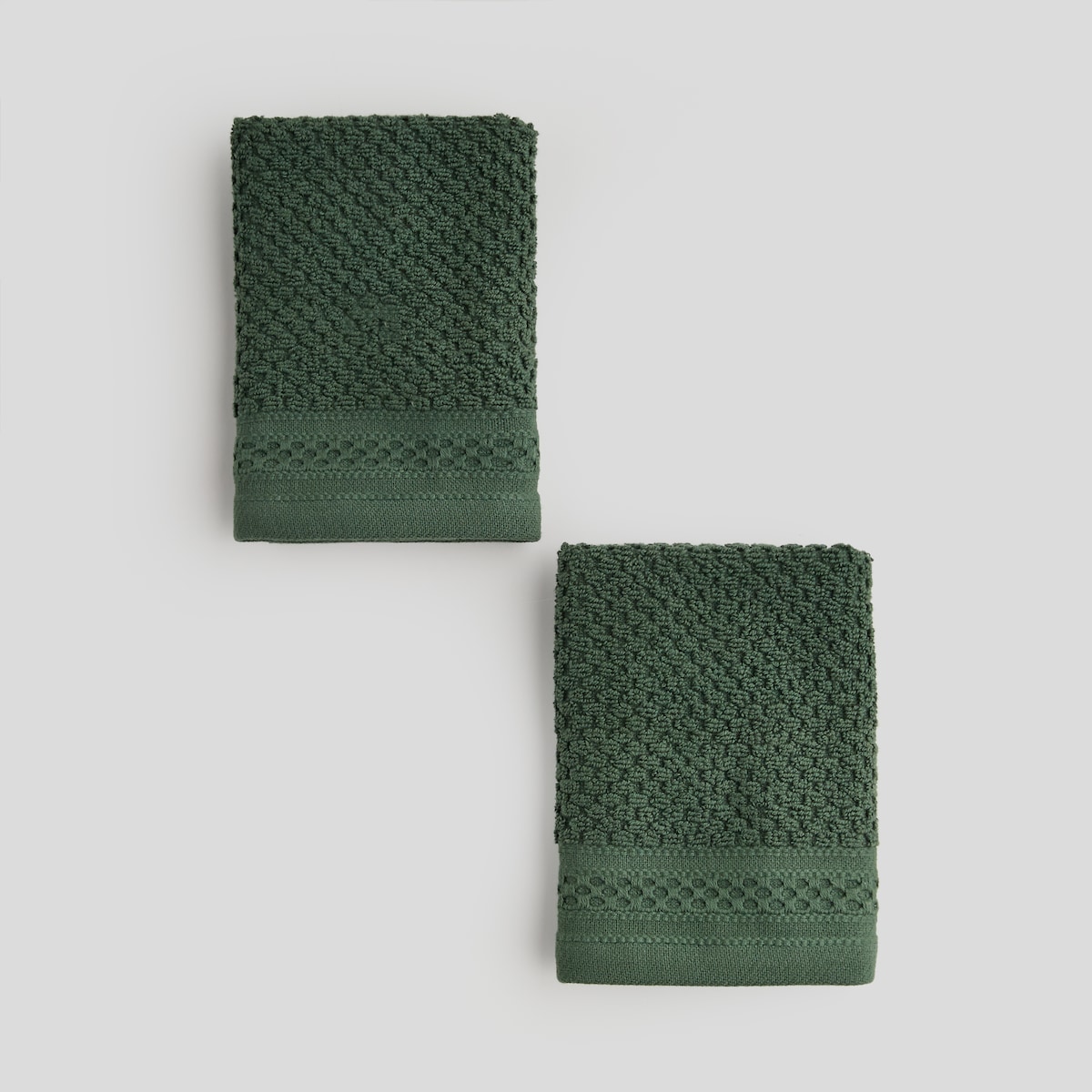 Komplet 2 szt. ręczników do twarzy lub do rąk Risso 30x30 cm