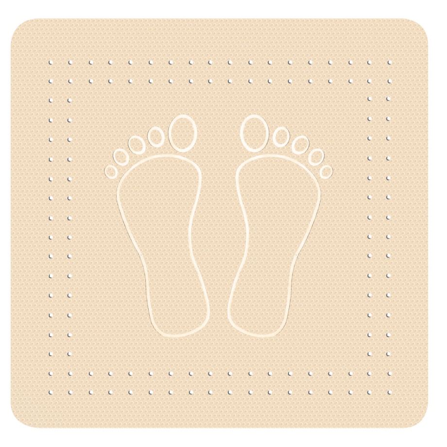 Kleine Wolke Foot Mata bezpieczeństwa pod prysznic beż 55x 55 cm naturalny kauczuk