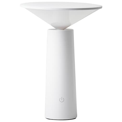 Bezprzewodowa lampa stołowa metalowa LEVIRA