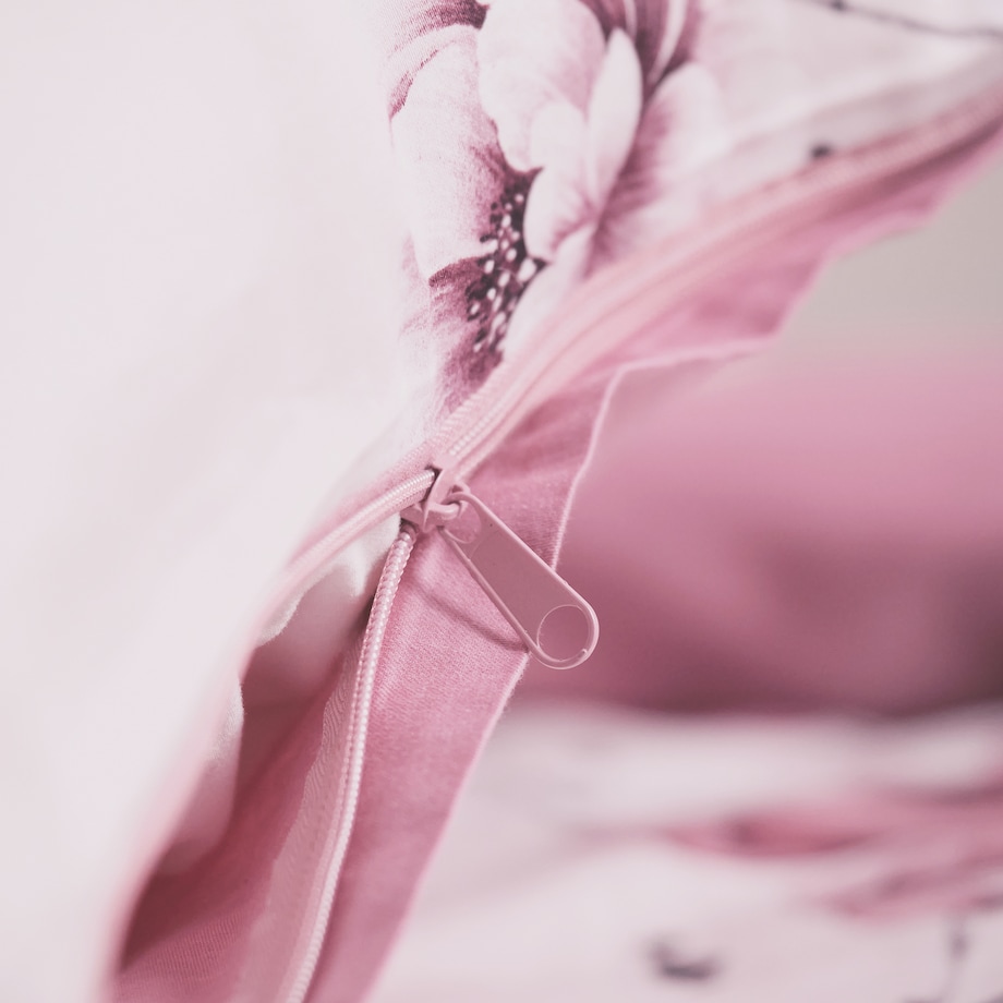 Pościel z bawełny satynowej Mave 160x200 cm z wzorem kwiatowym