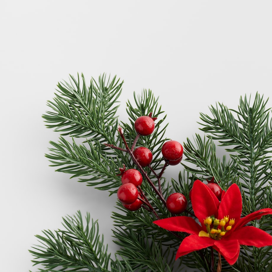 Bukiet Euforbis z motywem roślinnym