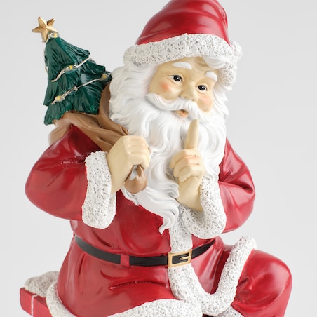 Figurka Led Chimney z motywem mikołaja