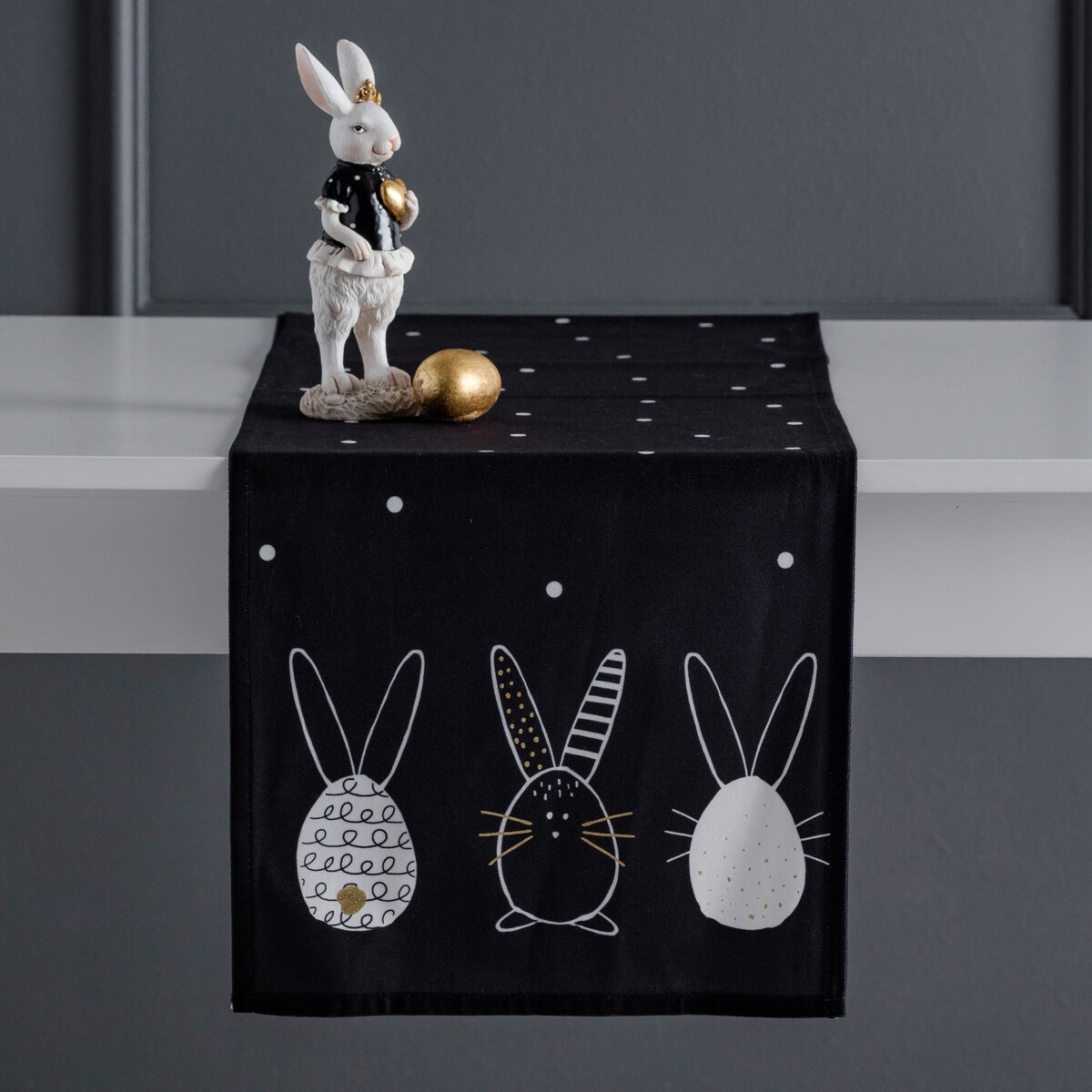 Bieżnik Modernbunny 33x180 cm