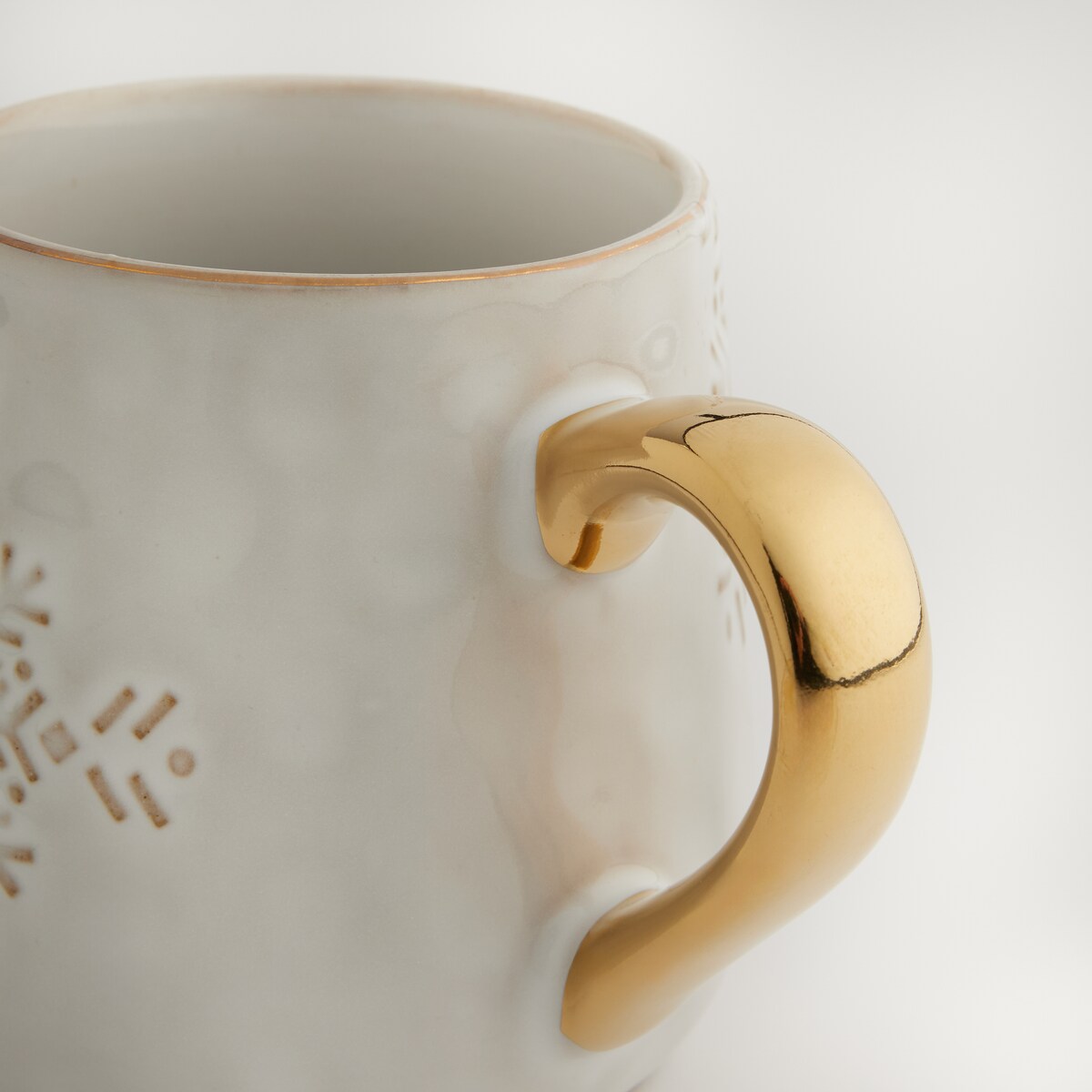 Kubek Flakes z motywem śnieżynki