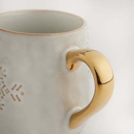 Kubek Flakes z motywem śnieżynki