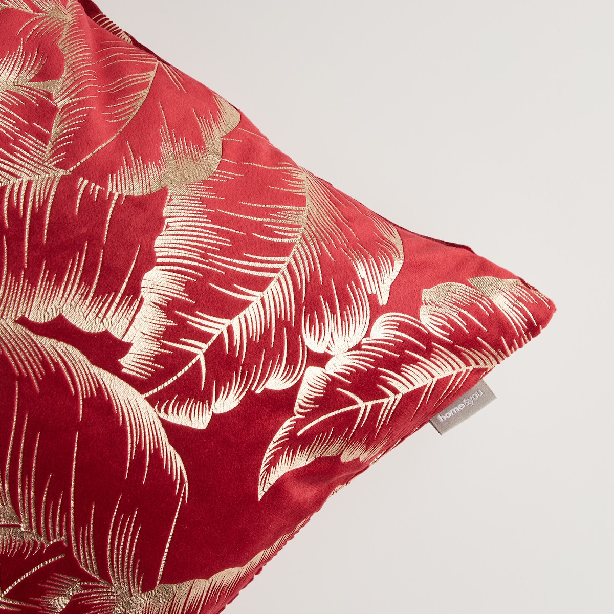 Poszewka Drukowana Foglare 45x45 cm z motywem liściastym