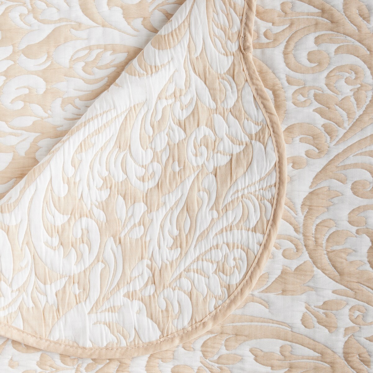 Narzuta Z Bawełną Sulani 200x220 cm z motywem arabeski