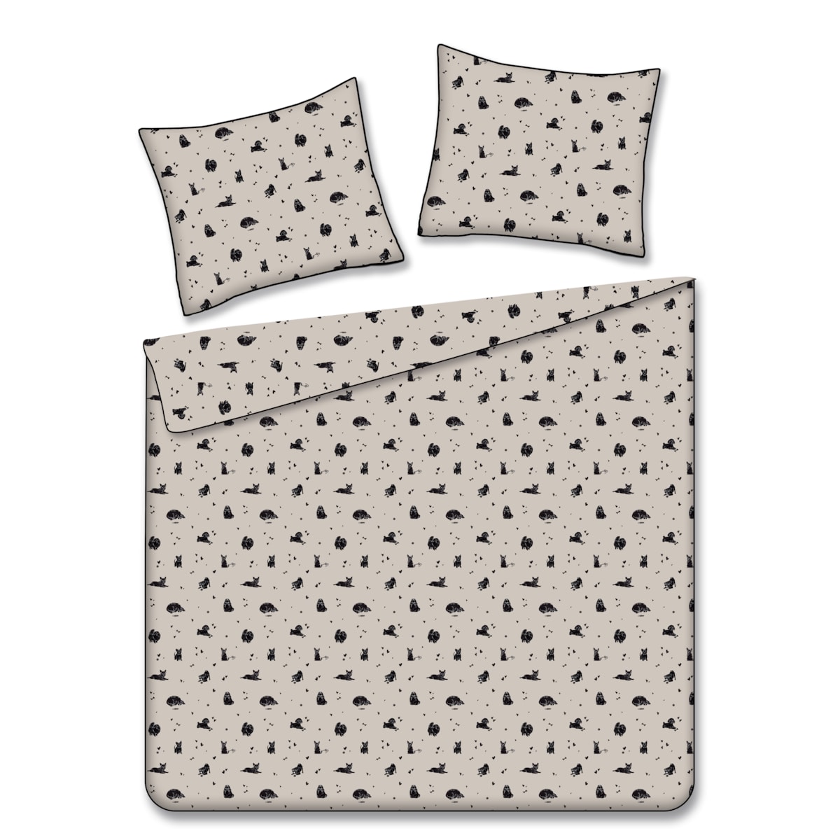 Pościel Bawełniana Fafik 200x220 cm z motywem zwierzęcym