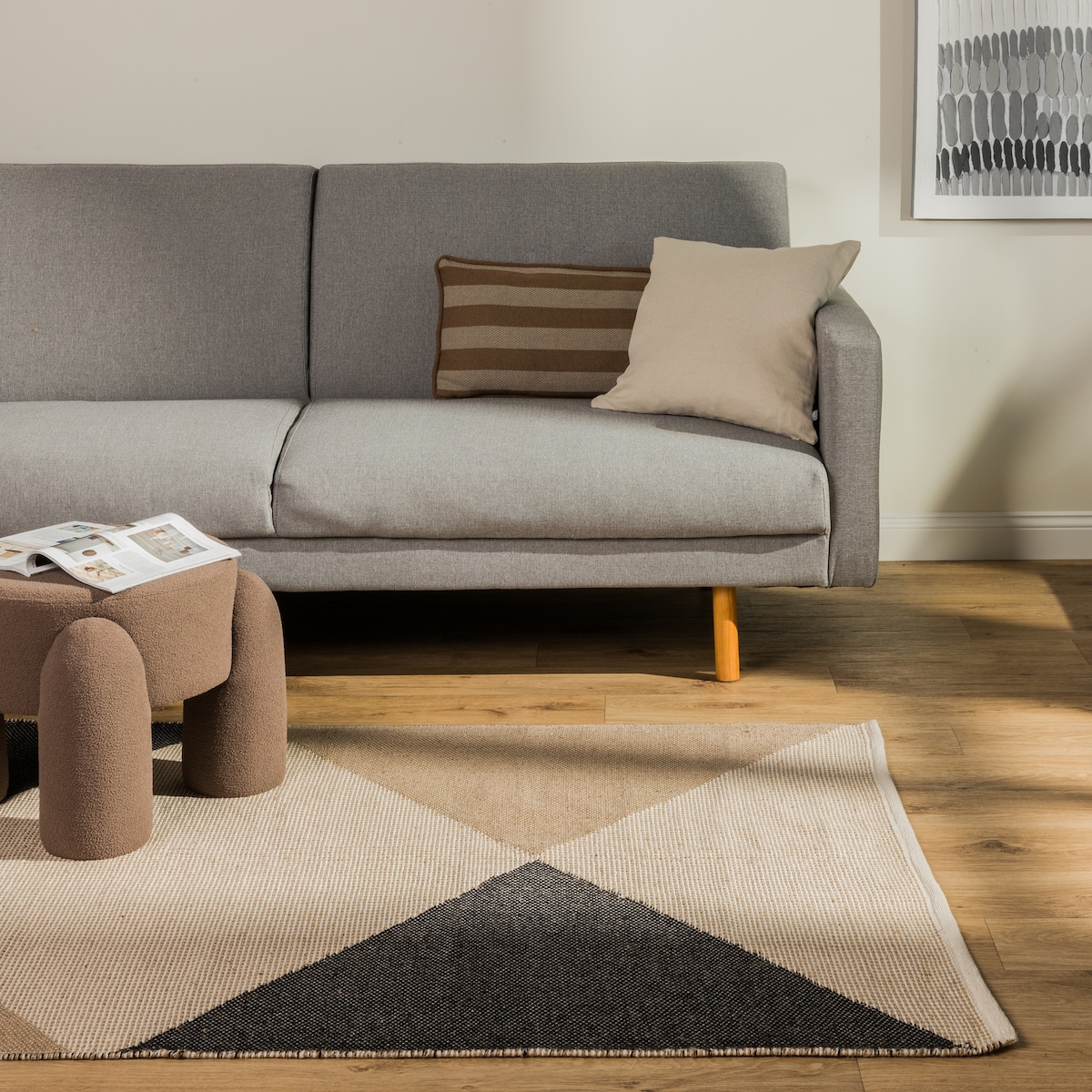 Dywan Fringer 120x170 cm z motywem geometrycznym