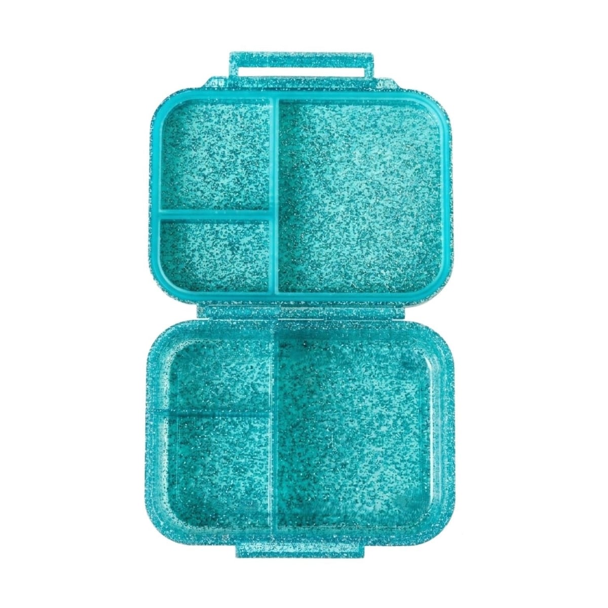 LEKKABOX GLAMOUR mały brokatowy lunchbox z przegródkami