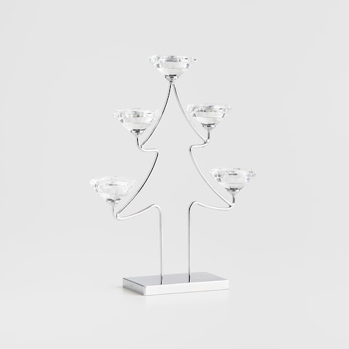 Świecznik Diamonds tree z motywem choinki