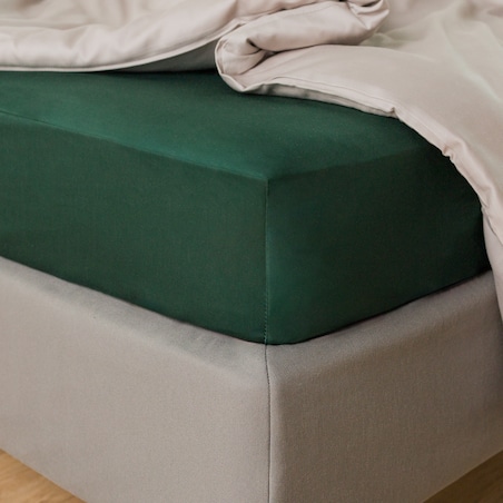 Prześcieradło z Bawełny Satynowej z gumką Satinette 160x200 cm