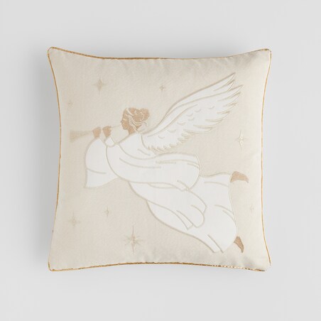 Poszewka Haftowana Angeliso 45x45 cm z motywem anioła
