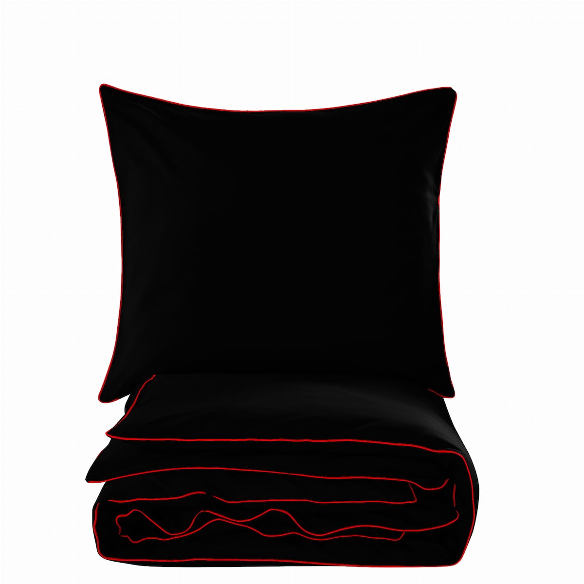 Komplet Pościeli Basic Z Lamówką 140X200 Z Poduszką 70X80