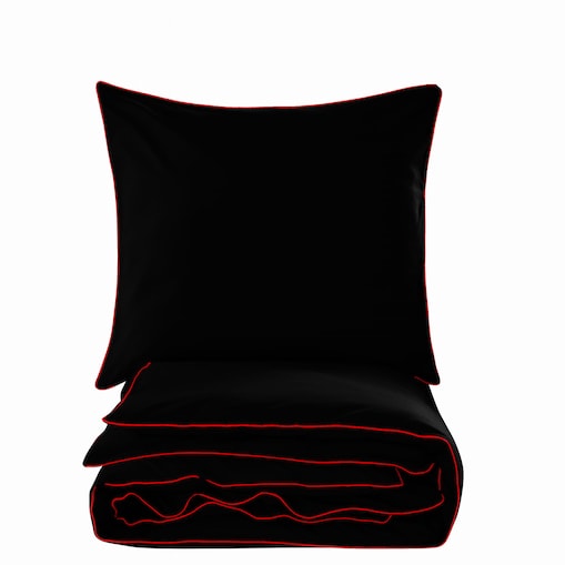 Komplet Pościeli Basic Z Lamówką 140X200 Z Poduszką 70X80