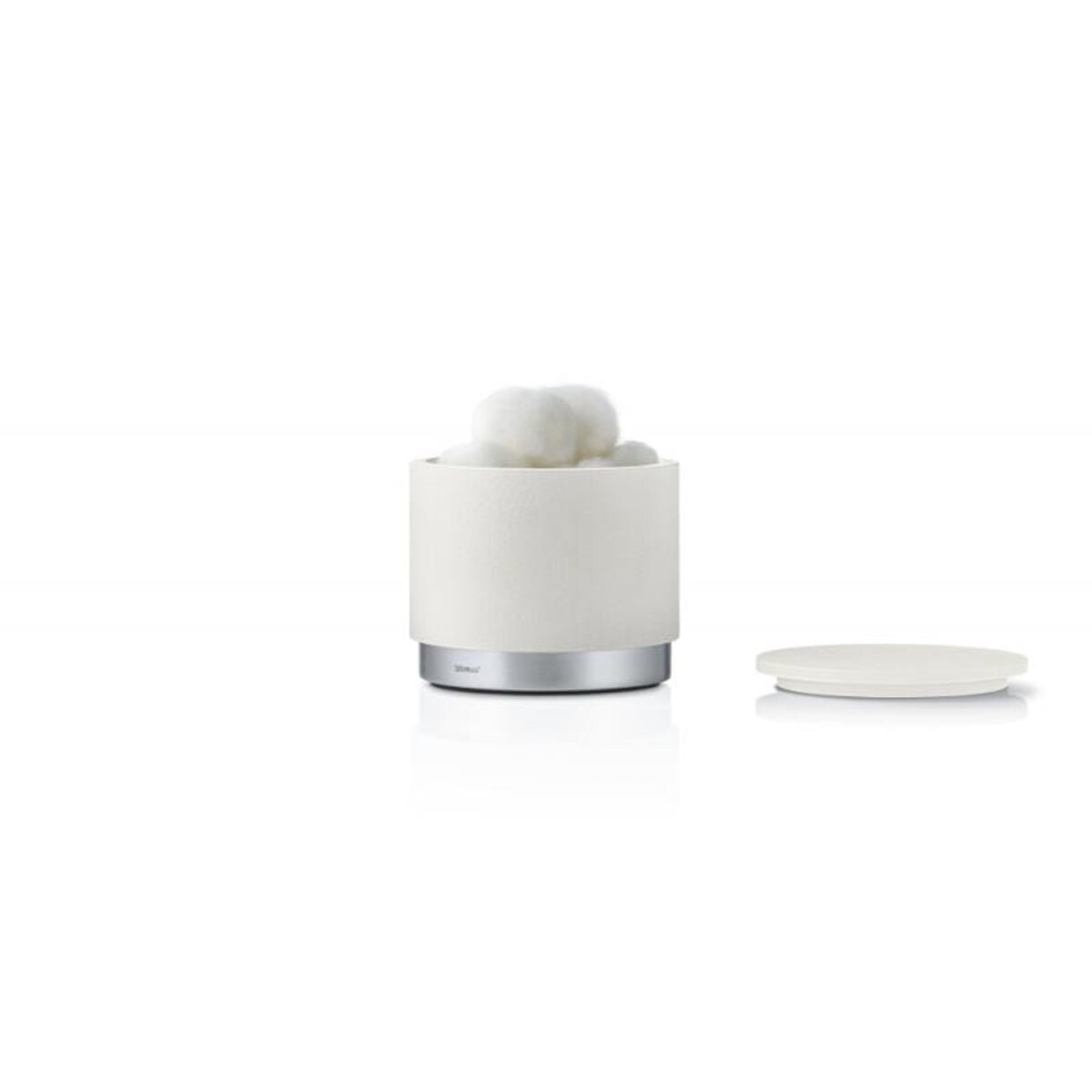 Pojemnik łazienkowy ARA - polyston, biały