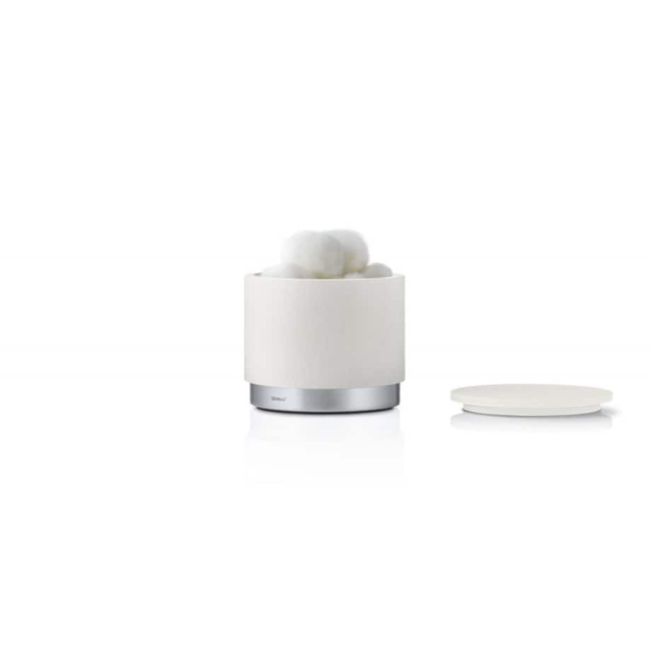 Pojemnik łazienkowy ARA - polyston, biały