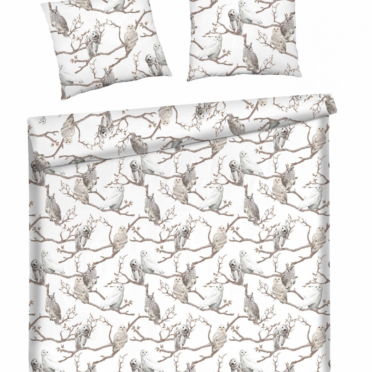 Pościel Bawełniana Owls 200x220 cm