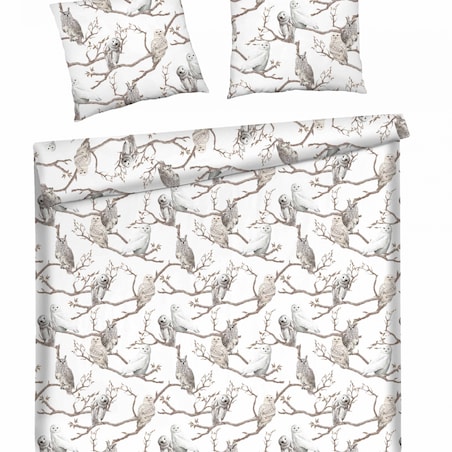 Pościel Bawełniana Owls 200x220 cm