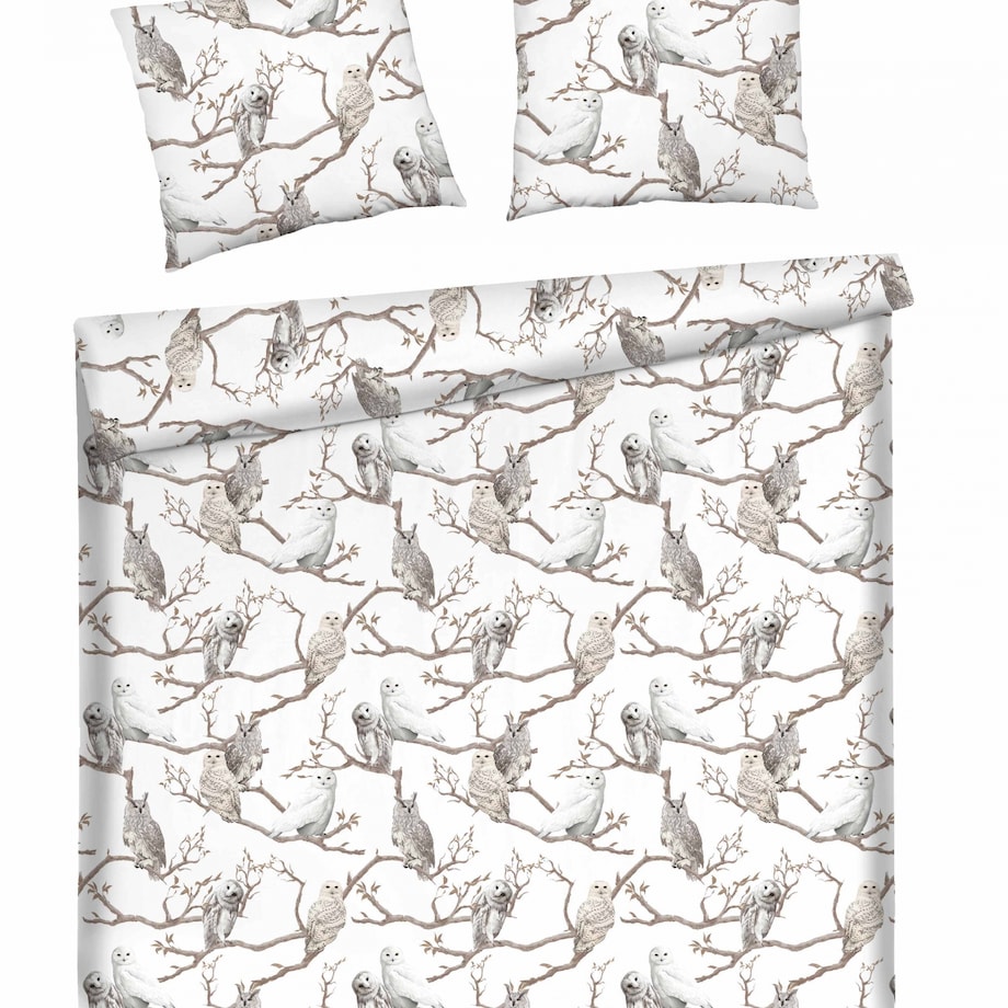 Pościel Bawełniana Owls 200x220 cm