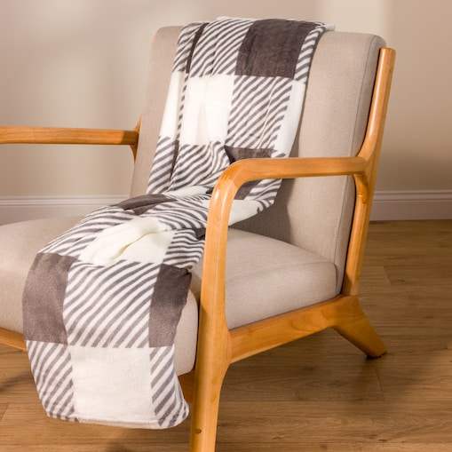 Drukowany koc Checker 150x200 cm