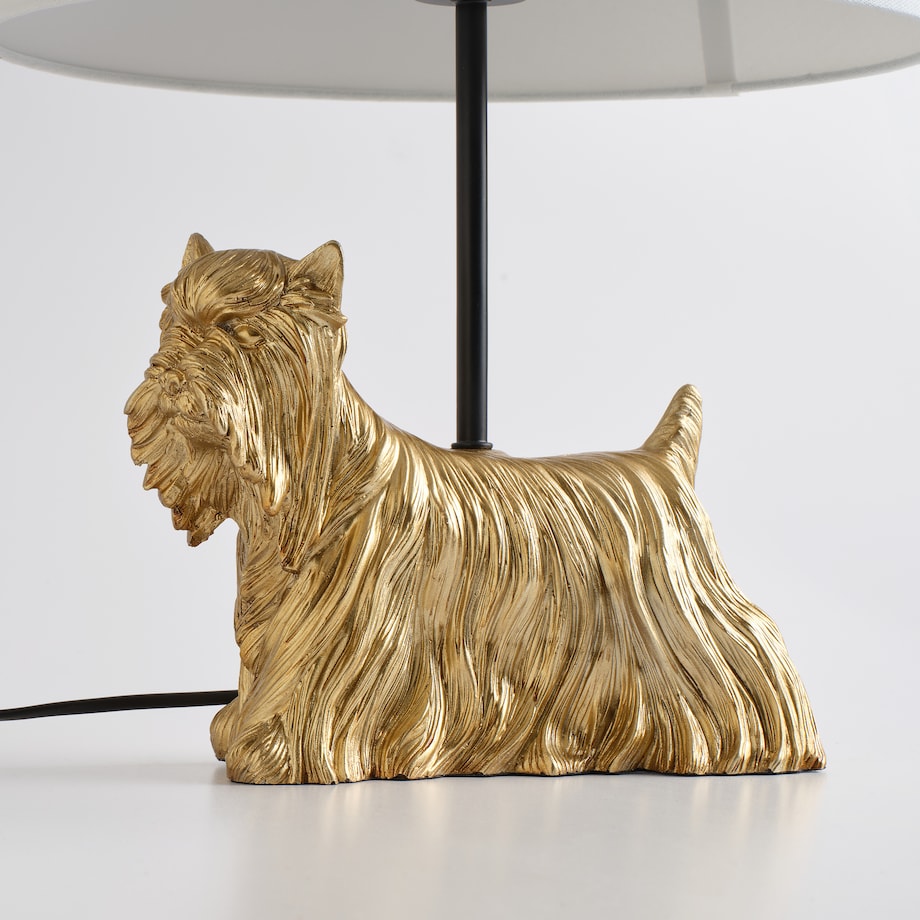Lampa Stołowa Terrier z motywem zwierzęcym