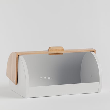 Chlebak z bambusową pokrywą