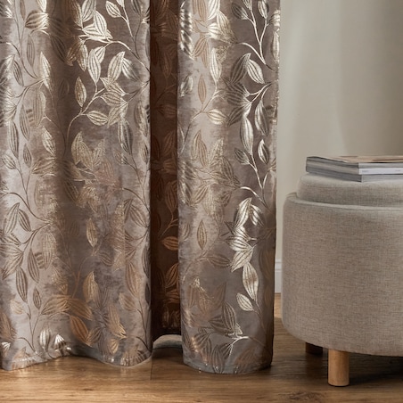 Zasłona Blomstela 140x250 cm z motywem roślinnym