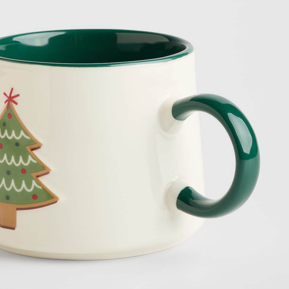 Kubek Ginnot z motywem choinki